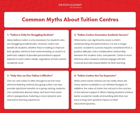 Common Myths of Tuition Centres