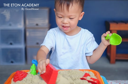 Sand and water play-Math enrichment classes for K2